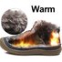 Large Size Waterproof Fur Lined Slip On Boots